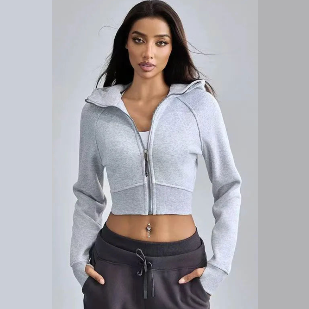 ZenCore Cropped Zip-up Hoodie VIP