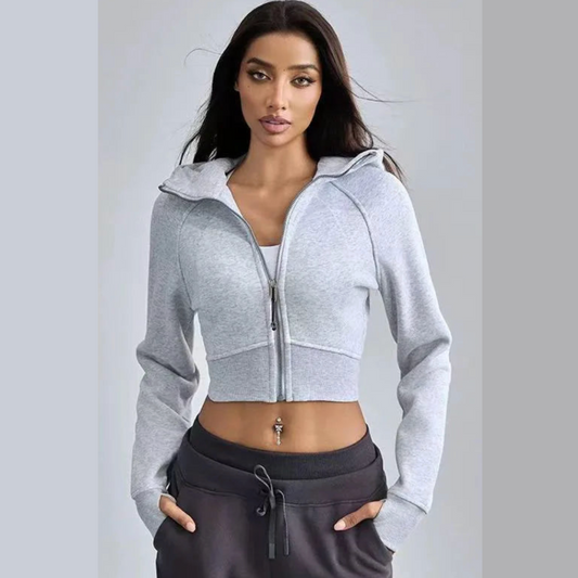 ZenCore Cropped Zip-up Hoodie VIP