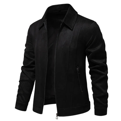 Hudson Suede Trucker Jacket