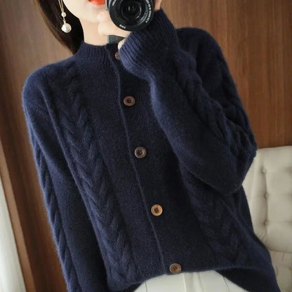 Nella Cable Knit Cardigan