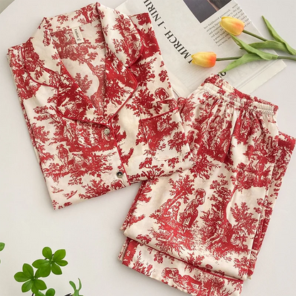 Sweet Blossom Floral Pajama Set