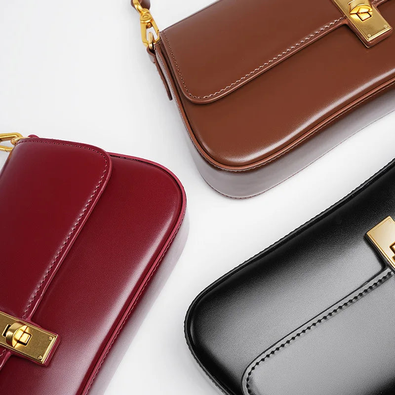Casvian Leather Shoulder Bag