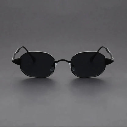 Aurelian Rectangular Metal Sunglasses