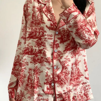 Sweet Blossom Floral Pajama Set