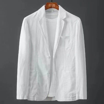 Hollis Vintage-Wash Cotton Blazer