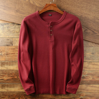 Coleman Waffle-Knit Long Sleeve