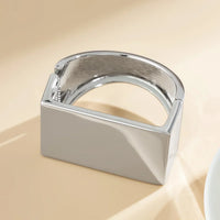 Silver Cube Bangle