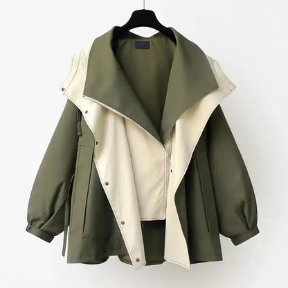 Everly Layered Panel Windbreaker