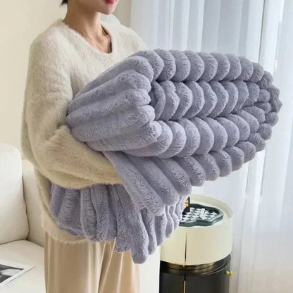 Elysian Rabbit Fur Blanket