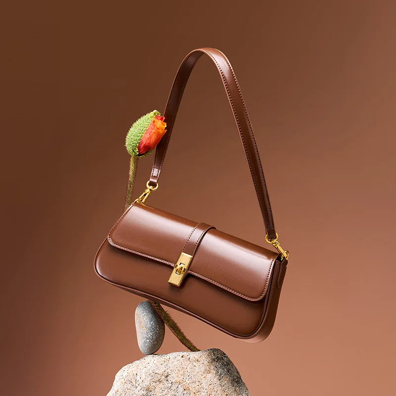 Casvian Leather Shoulder Bag