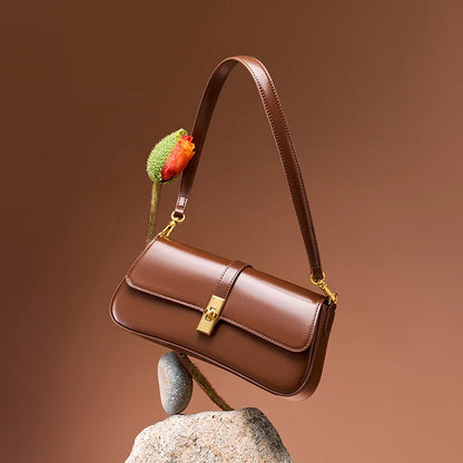 Casvian Leather Shoulder Bag