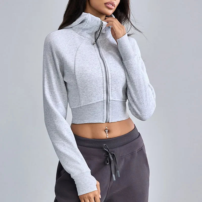 ZenCore Cropped Zip-up Hoodie VIP