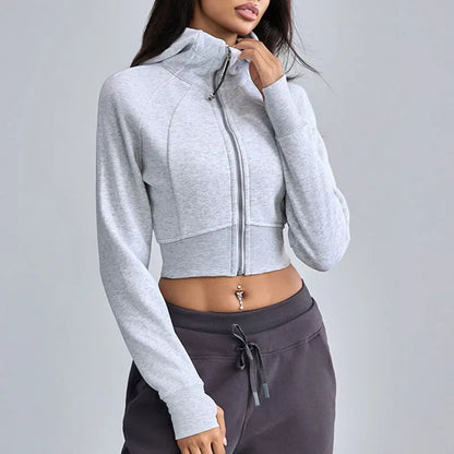 ZenCore Cropped Zip-up Hoodie VIP