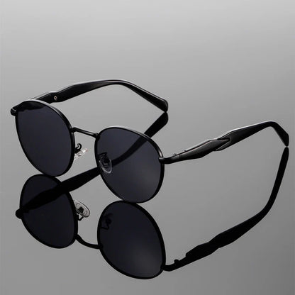 Darven Retro Metal Round Sunglasses