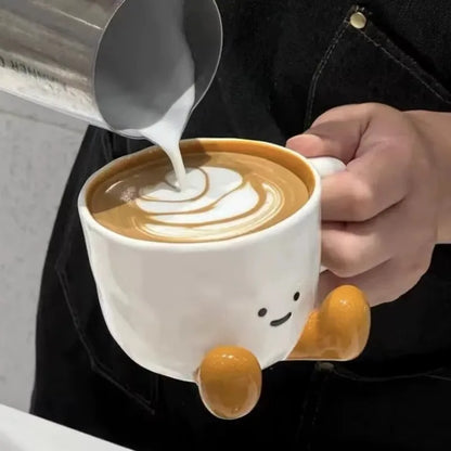 Smiley Mellow Glazed Ceramic Mug