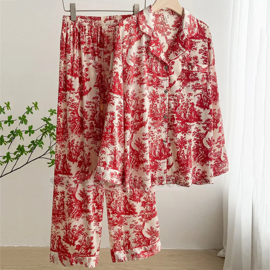 Sweet Blossom Floral Pajama Set