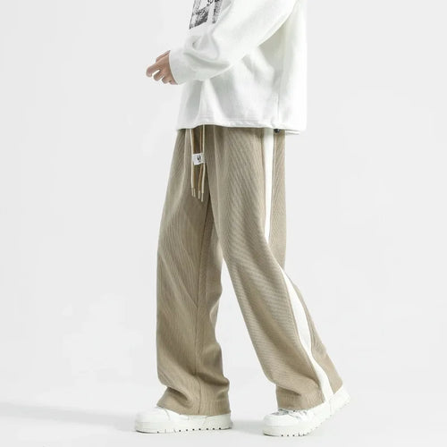 Brayden Corduroy Wide-Leg Joggers