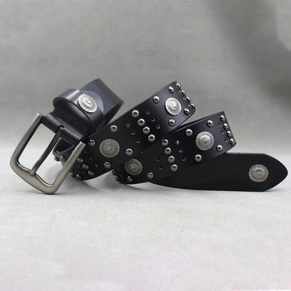 Mercer Studded Leather Belt