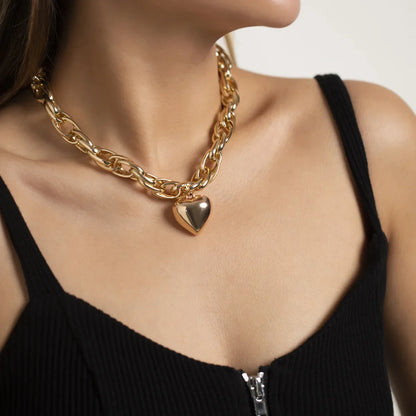Ravena Bold-Heart Necklace