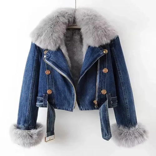 Delmare Fur-Trim Jacket
