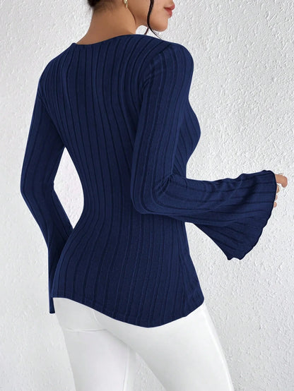 Esmeralda Wide-Sleeved Knit Top