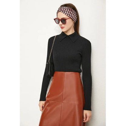 Audrey Wool Blend Polo