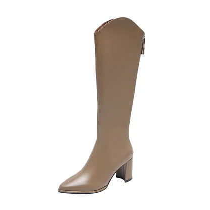 Selene Quilted Knee-High Boots