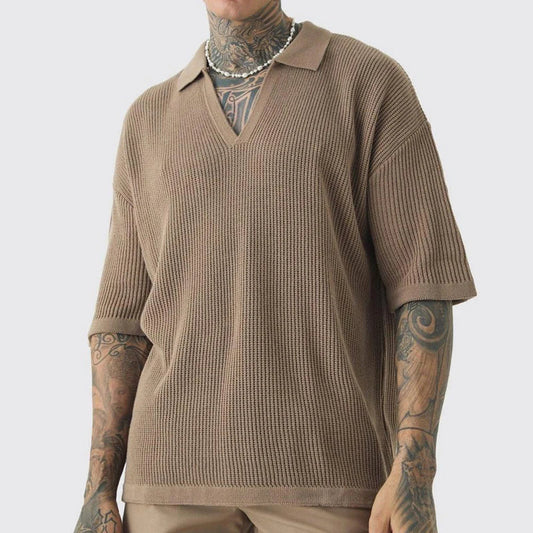 Calloway Waffle Weave Polo Shirt