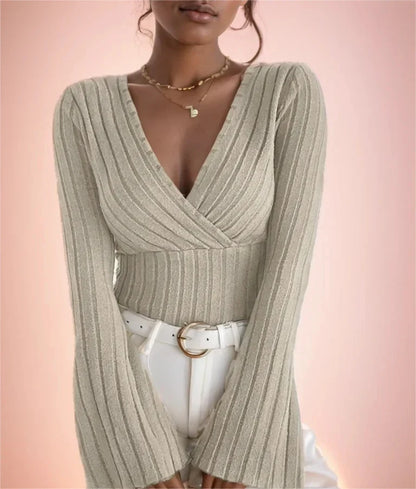 Esmeralda Wide-Sleeved Knit Top