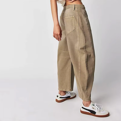 Boho Baggy Wide-Legs Jeans