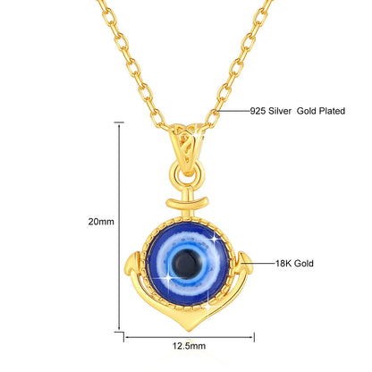 Celestial Eye 18K Gold Evil Eye Necklace