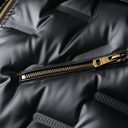 Goldmere Duck Down Moto Jacket
