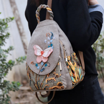 Mariposa Petal Handwoven Bag