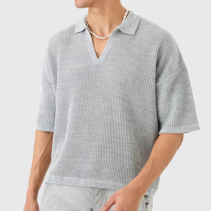 Calloway Waffle Weave Polo Shirt