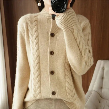 Nella Cable Knit Cardigan