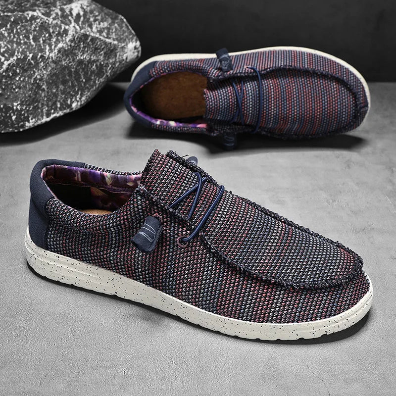 Corvan Textured Canvas Sneakers