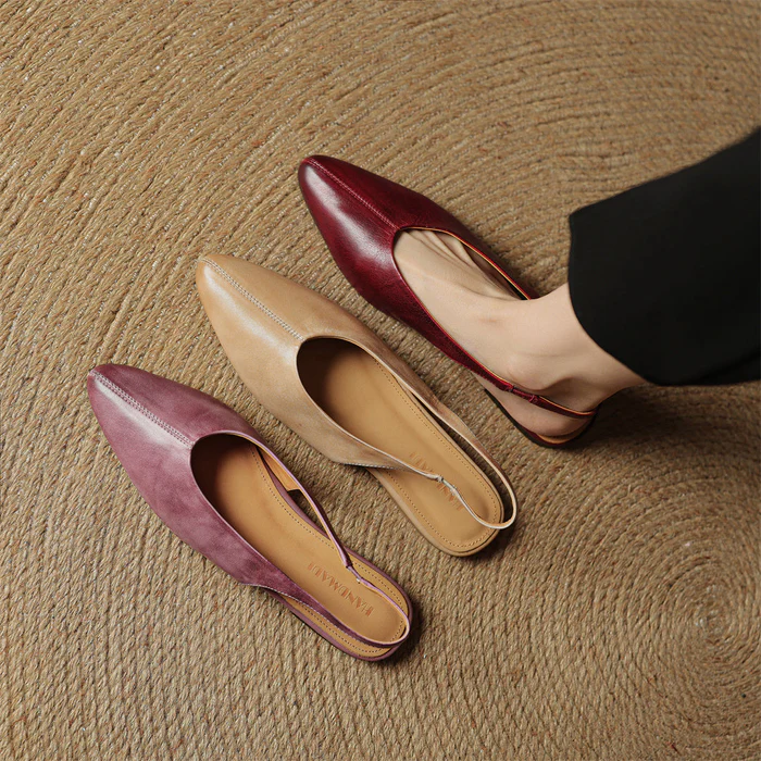 Carisse Genuine Leather Flats
