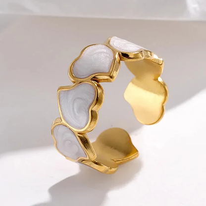 Loveknot Heart Link Ring