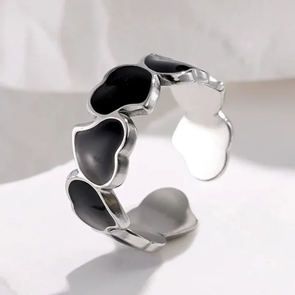 Loveknot Heart Link Ring