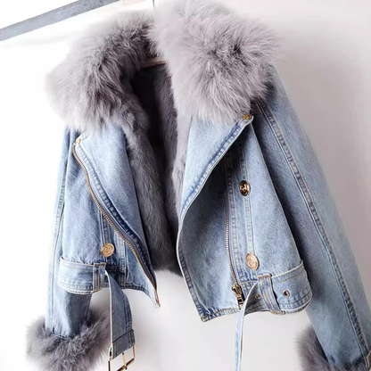Delmare Fur-Trim Jacket