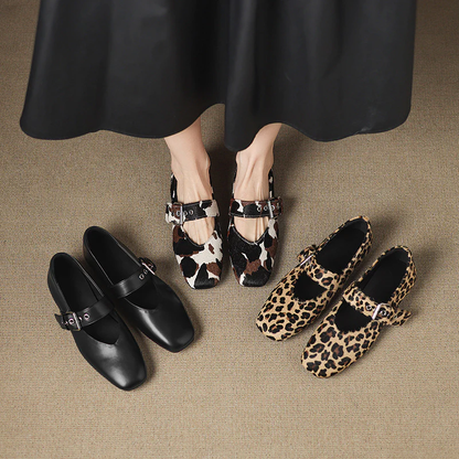 Olivette Leather Mules