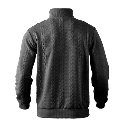 Matthis Textured Knit Half-Zip