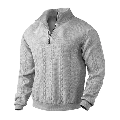 Matthis Textured Knit Half-Zip