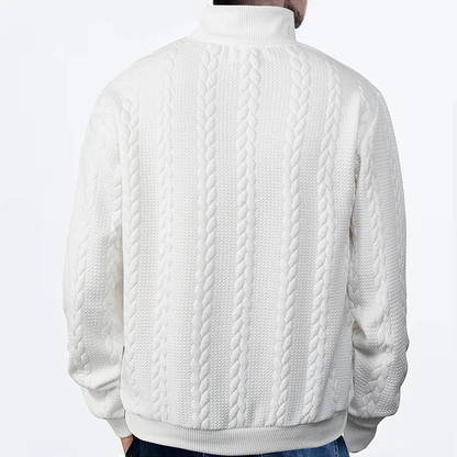 Matthis Textured Knit Half-Zip