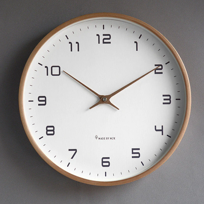 Minimal Wood Frame Wall Clock