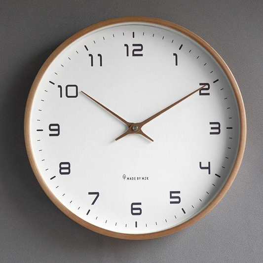 Minimal Wood Frame Wall Clock