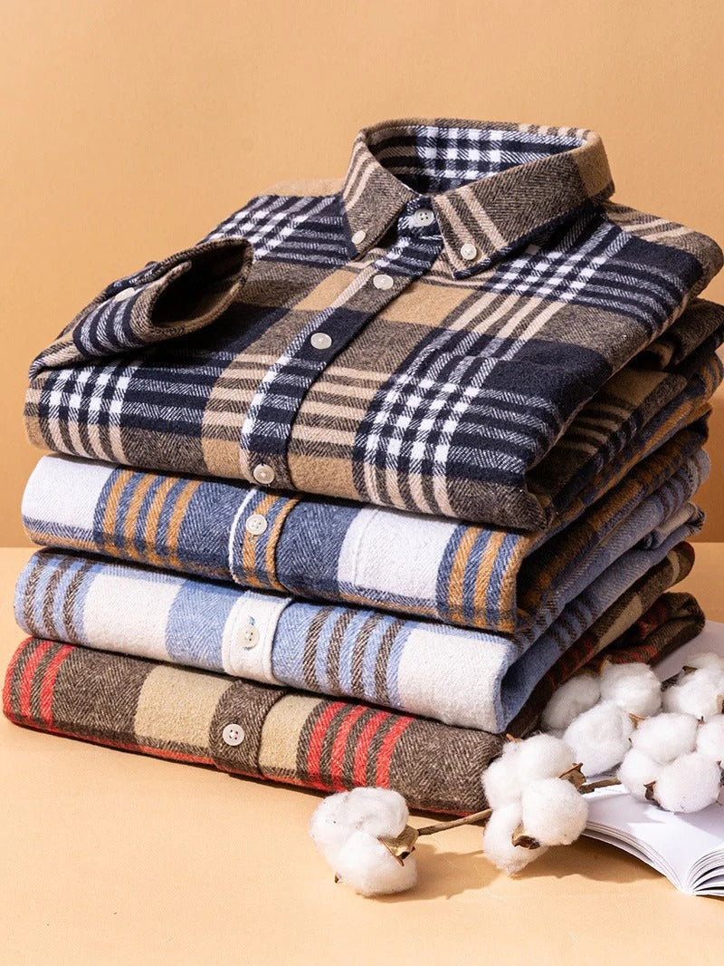 Wexler Plaid Cotton Shirt