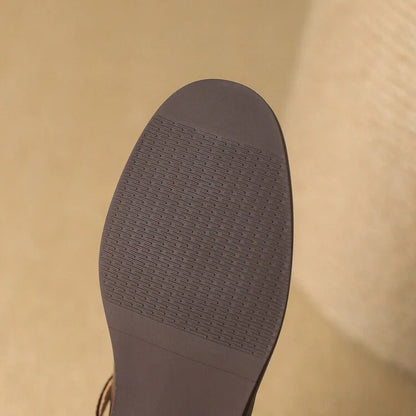 Ruelle Leather Mary Janes